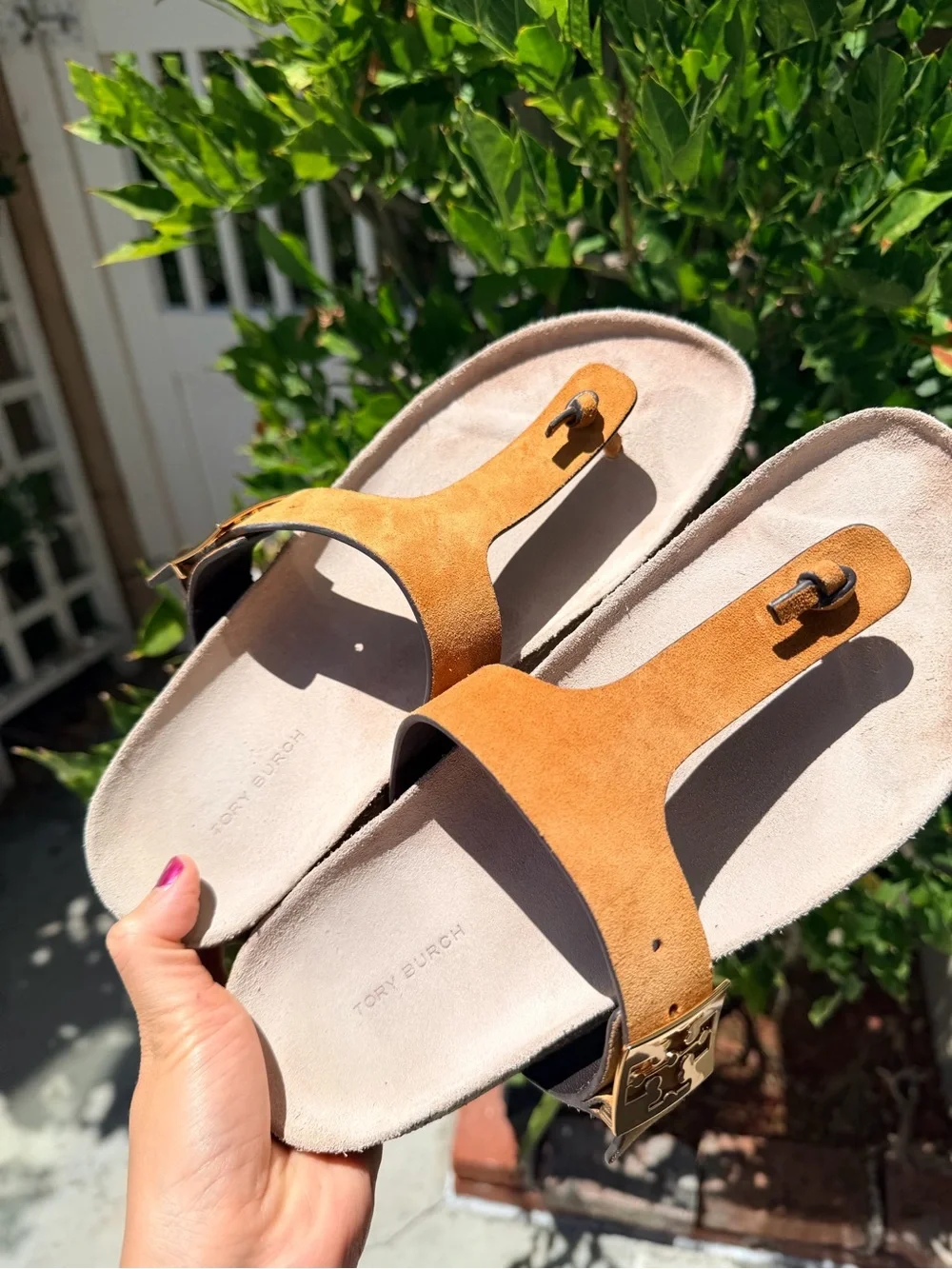 Tory Burch Mellow Thong Sandals Size 10